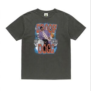 Men’s Cross Colours x Snoop Dogg Cali Sunset Graphic Tee in Charcoal Size L